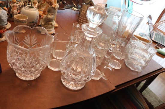 Large Quantity Of Clear Glass
