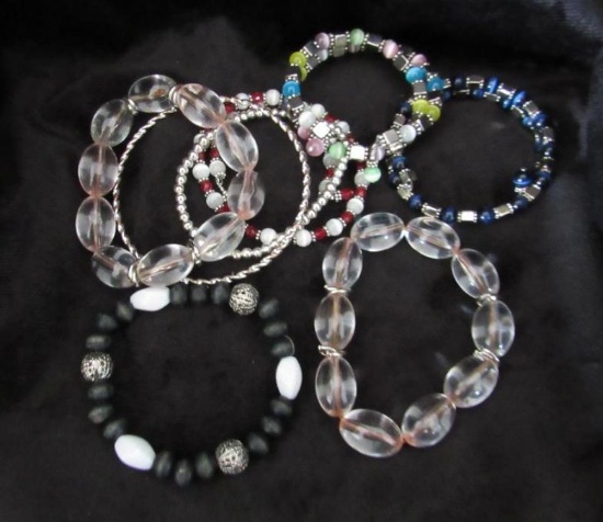 Modern costume jewelry bracelets