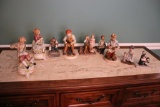 Large Quantity Of Figurines Including Some Normal Rockwell