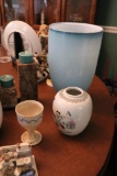 Miscellaneous Vases Including Hand Painted Items