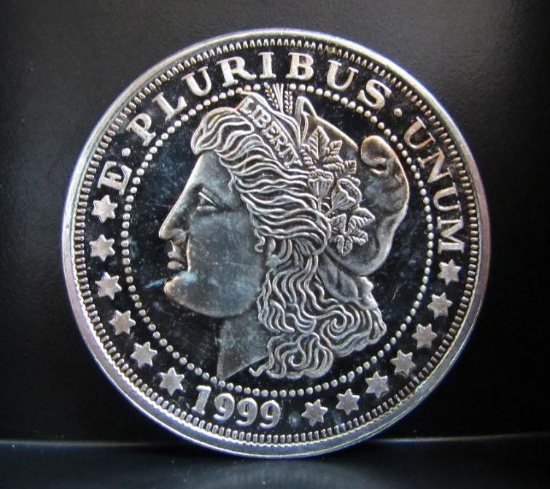 1999 COAST TO COAST COINS 1 TROY OZ. FINE SILVER