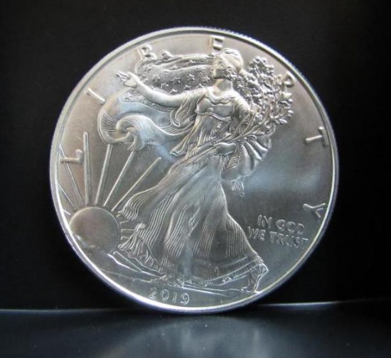 2019 SILVER EAGLE 1 OZ. FINE SILVER