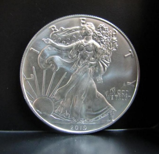 2019 SILVER EAGLE 1 OZ. FINE SILVER