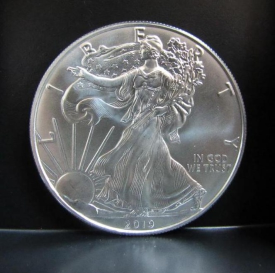 2019 SILVER EAGLE 1 OZ. FINE SILVER