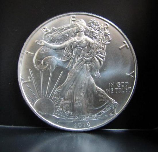 2019 SILVER EAGLE 1 OZ. FINE SILVER