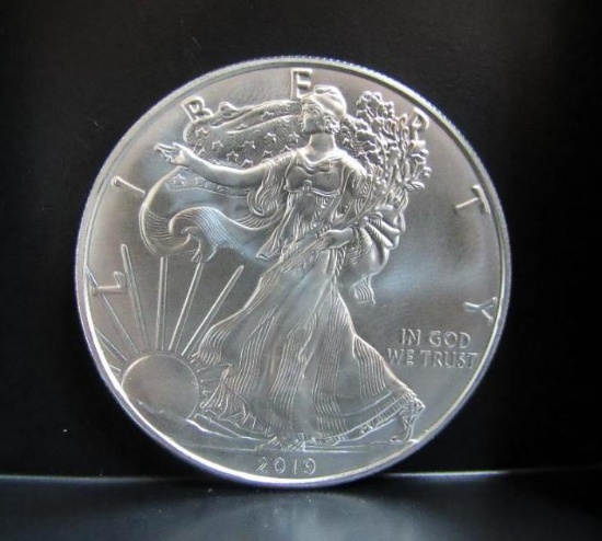 2019 SILVER EAGLE 1 OZ. FINE SILVER
