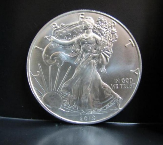 2019 SILVER EAGLE 1 OZ. FINE SILVER