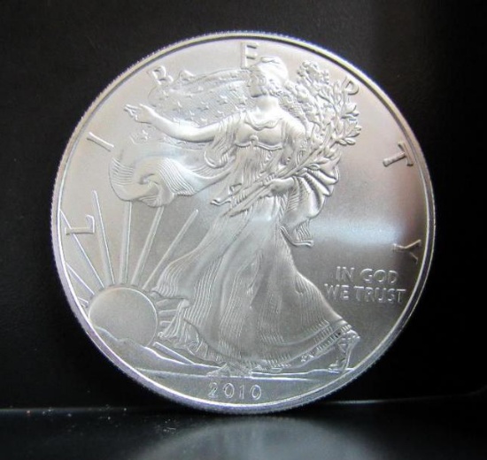 2010 SILVER EAGLE 1 OZ. FINE SILVER
