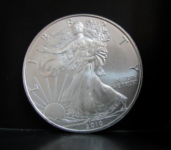 2010 SILVER EAGLE 1 OZ. FINE SILVER