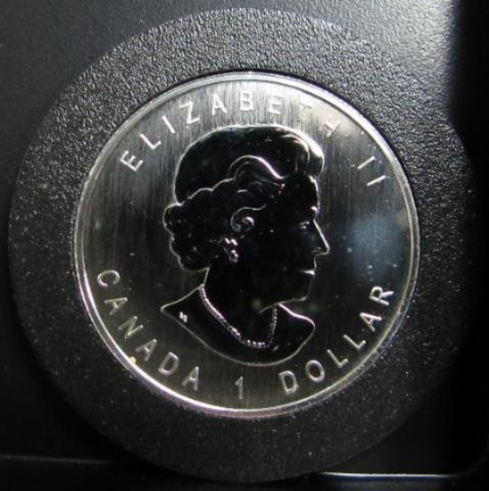 2006 CANADA QUEEN ELIZABETH II 1 DOLLAR 1/2 OZ. FINE SILVER