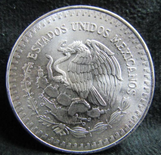 1983 MEXICAN 1 OZ. PURE SILVER .999