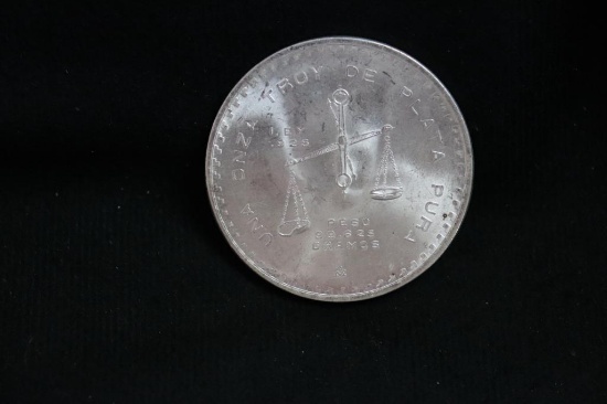 1980 Mexican 1 oz. Silver Coin