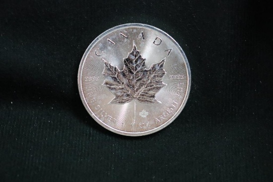 2014 Canadian 5 Dollar Coin 1 oz. Fine Silver