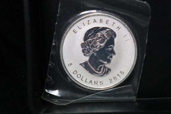 2016 Canadian Queen Elizabeth the 2nd 1 oz. 5 Dollar Coin
