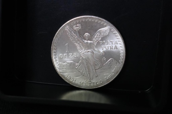 1991 Mexican 1 oz. Silver
