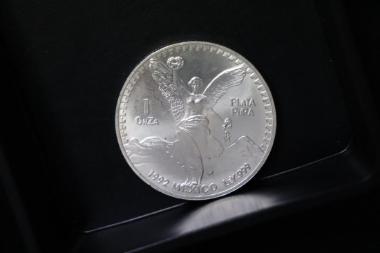1992 Mexican 1 oz. Silver Coin