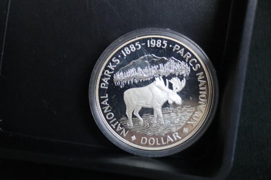 1985 1 Dollar Canada Silver Coin