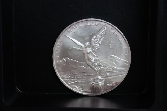 1999 Mexican 1 0z. Silver Coin