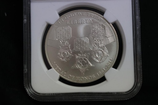 2011 S Medal Of Honor Dollar Coin