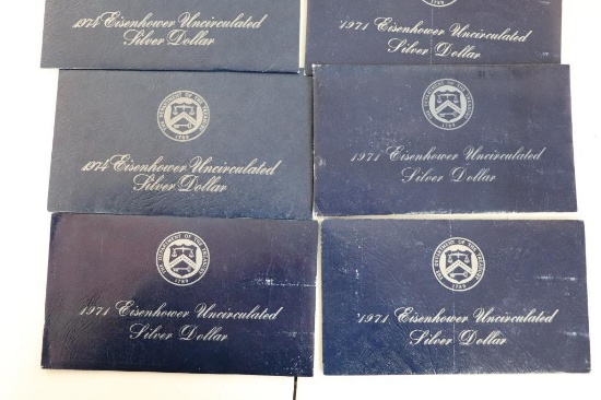 Eisenhower Uncirculated Silver Dollar Sets