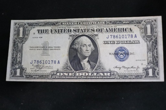 1935 One Dollar Silver Certificate
