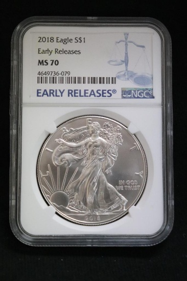 2018 Silver Eagle Coin