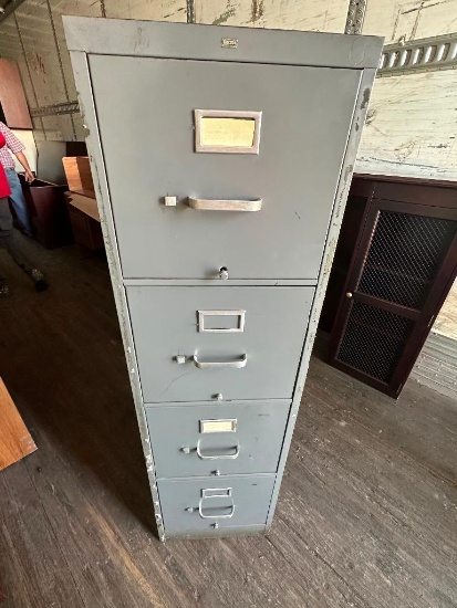 Older 4-Drawer Hawn File Cabinet
