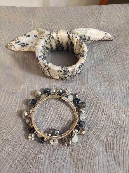 (2) Costume Jewelry Bracelets