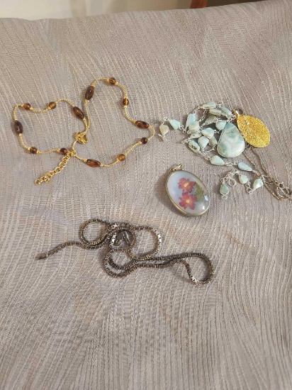 Quantity of Necklaces to include a Sterling Necklace