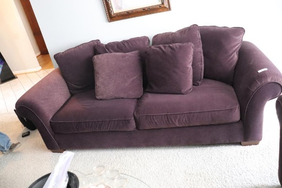 8ft. Plum Couch