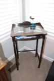 Antique Telephone Table 29x18in.