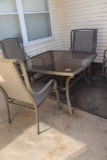 Outdoor Patio Set With Umbrellas
