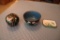 (3) Misc.Cloisonne- Small Bowl, Incense Burner, Small Tray,