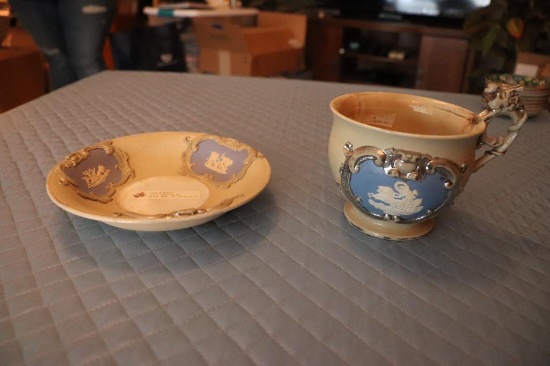 Old German Cup and Saucer