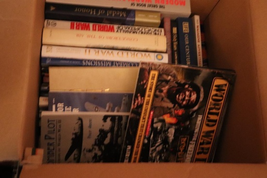 Large quantity of books including world war books, life book, etc.