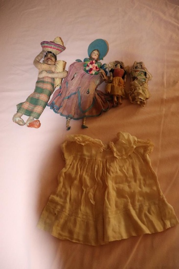 Lot Of Very Old Vintage Dolls