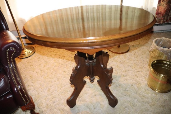 Antique Walnut Parlor Table 27 in. Tall x 32 in. Long x 22 in. Wide