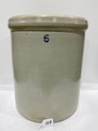6 GAL CROCK-DOUBLE STAMPED