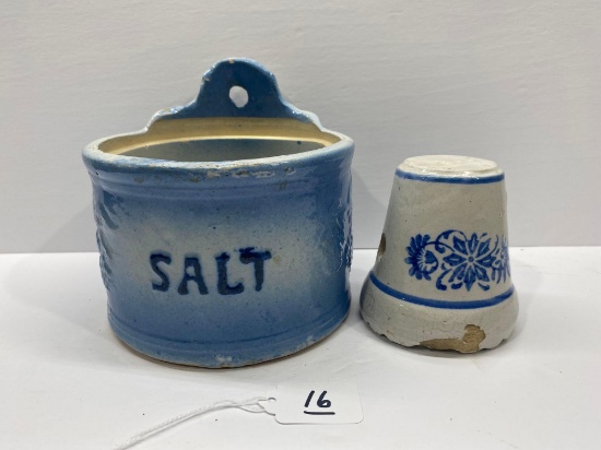 SALT CROCK & WILDFLOWER MEAT TENDERIZER TOP