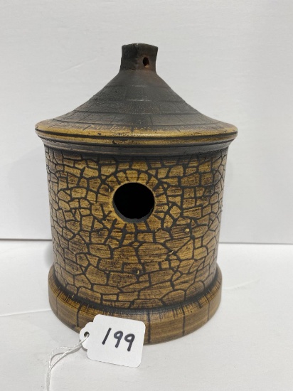 WESTERN STONEWARE BIRDHOUSE