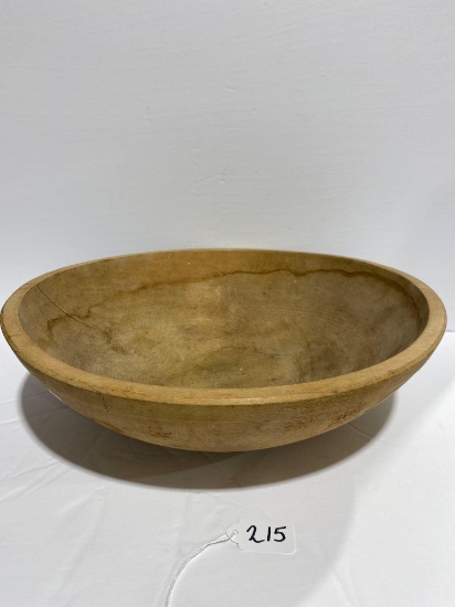 LARGE WOODEN BOWL 15 INCH