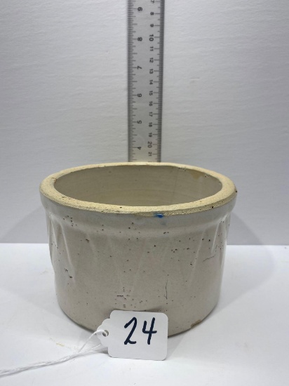 RUCKELS SAW TOOTH BUTTER CROCK