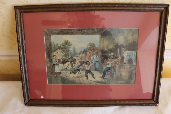 Early Old Framed Picture