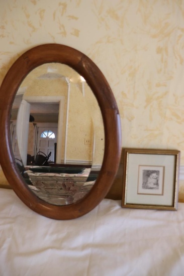 Old Mirror and Picture