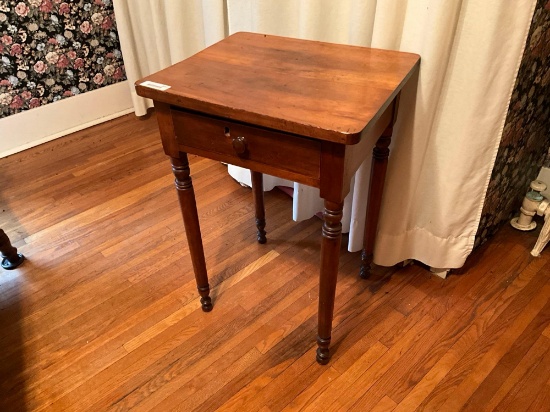 Primitive Single Drawer Stand Table
