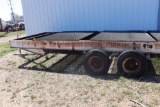 7ft by 20ft Tandem axle Trailer