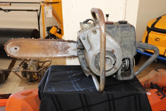 David Bradley Antique gas powered chainsaw