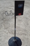 Toro 48 volt cordless trimmer store display stand