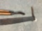2 handle cross cut saw, primitive tree trimmers