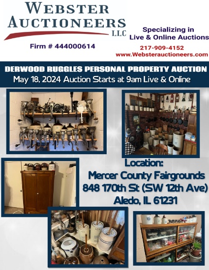 DERWOOD RUGGLES PERSONAL PROPERTY AUCTION